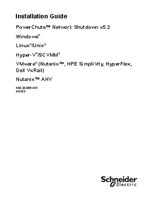 Bild von PowerChute Network Shutdown v5.2 - Installation Guide
