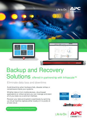 Image of APC-Infrascale Backup and Recovery Solutions