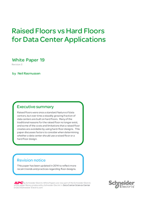 Image of Raised Floors vs Hard Floors for Data Center Applications