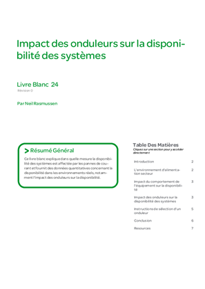 Image de Impact des onduleurs sur la disponibilité des systèmes
