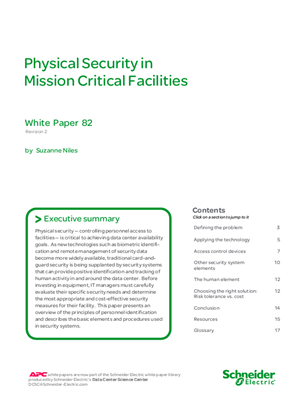 Image of Physical Security in Mission Critical Facilities