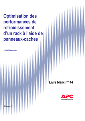 Optimisation des performances de refroidissement d’un rack à l’aide de panneaux-caches