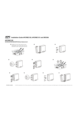 Imagen de Installation Guide APCRBC120/121/SRC004
