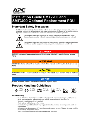 Obrázek Replacement PDU Smart-UPS SMT 2200/3000 100/120Vac