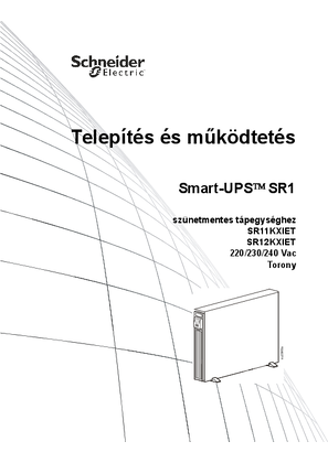 Smart-UPS SR11KXIET/SR12KXIET 220-240 Vac TWR