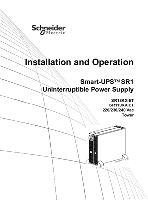 Image of Smart-UPS SR18KXIET/SR110KXIET TWR 200-240 Vac