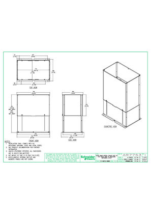 的映像 AR7753 - Short Range Vertical Exhaust Duct Kit for 750mm Wide SX Enclosure