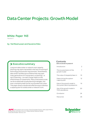 Image of Data Center Projects: Growth Model