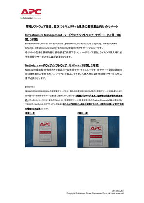 イメージ 管理ソフトウェア製品、並びにセキュリティと環境の監視製品向けのサポート