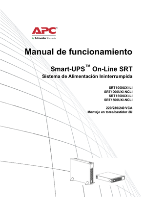 Imagen de Smart-Ups On-Line Operations SRT1000/1500 UXI-LI/NC-LI