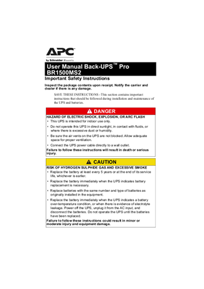 Image of Back-UPS Pro BR1500MS2
