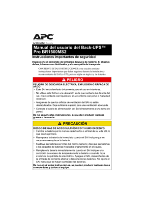 Imagen de Back-UPS Pro BR1500MS2