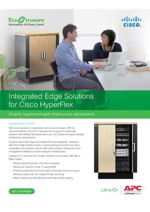 Image of Integrated Edge Solutions for Cisco HyperFlex