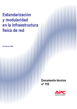 Imagen de Estandarización y modularidad en la infraestructura física de red