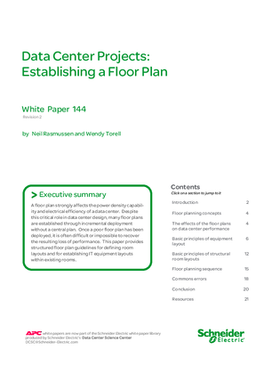 Image of Data Center Projects: Establishing a Floor Plan