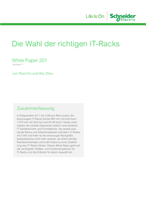 Obrázek Die Wahl der richtigen IT-Racks