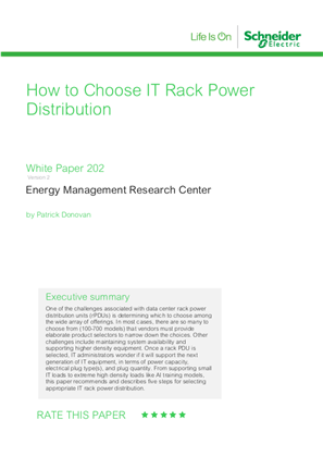 Image of How to Choose IT Rack Power Distribution