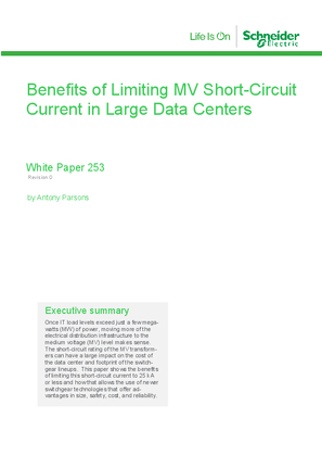 Image of Benefits of Limiting MV Short-Circuit Current in Large Data Centers