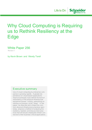 Image of Why Cloud Computing is Requiring us to Rethink Resiliency at the Edge