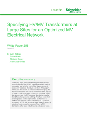Kujutis Specifying HV/MV Transformers at Large Sites for an Optimized MV Electrical Network