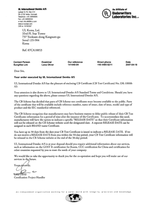 的映像 CB Report & Certification for AC to 48vdc PoE SKU# NBAC0303
