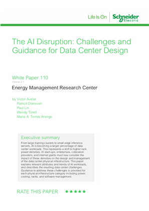 Image of The AI Disruption: Challenges and Guidance for Data Center Design