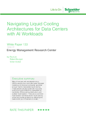Image of Navigating Liquid Cooling Architectures for Data Centers with AI Workloads