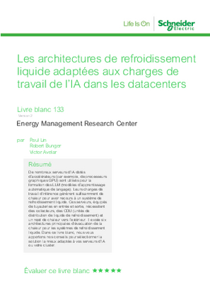 Image de Les architectures de refroidissement liquide adaptées aux charges de travail de l’IA dans les datacenters