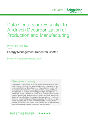 Image of Data Centers are Essential to AI-driven Decarbonization of Production and Manufacturing