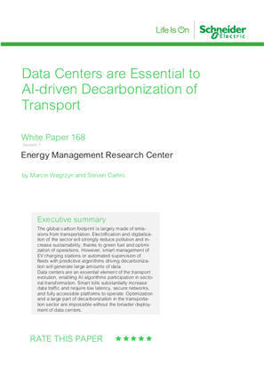 Image of Data Centers are Essential to AI-driven Decarbonization of Transport