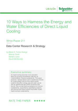 Image of 10 Ways to Harness the Energy and Water Efficiencies of Direct Liquid Cooling