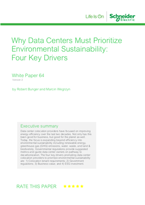 Image of Why Data Centers Must Prioritize Environmental Sustainability: Four Key Drivers