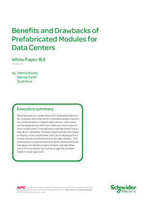 Image of Benefits and Drawbacks of Prefabricated Modules for Data Centers