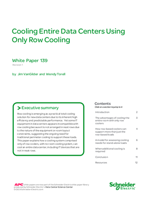 Image of Cooling Entire Data Centers Using Only Row Cooling