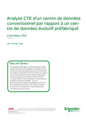 Image de Analyse CTE dun centre de données conventionnel par rapport à un centre de données évolutif modulaire