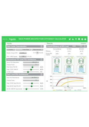 Image of Rack Power Architecture Efficiency Calculator