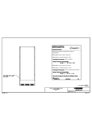 Image of SPEED-D SWITCHBOARD OSHPD SEISMIC DRAWING PAGE 2