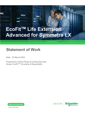 的映像 EcoFit Life Extension advanced for Symmetra LX - MPRS