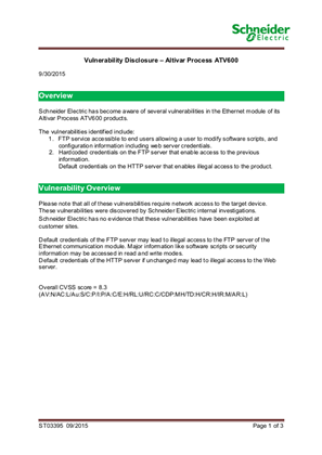 Afbeelding van ATV600 Vulnerability Disclosure 2015