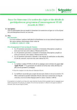 Image of STAR Rules FR