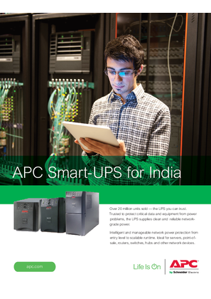 Image of SUA(750VA to 3000VA) IND and UXI model brochure