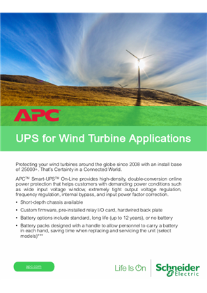 Görüntüsü Smart-UPS On-Line X438 Brochure