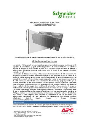 Imagen de Unidad de distribución de energía para rack con conexión a red de APC by Schneider Electric