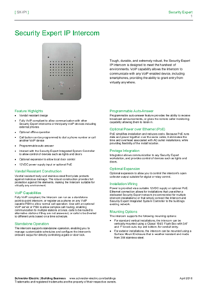 Image of Security Expert IP Intercom