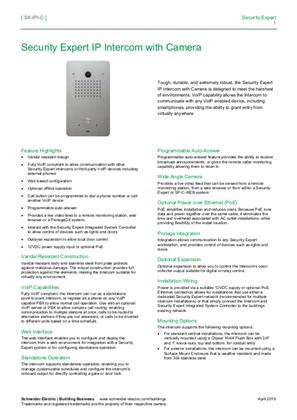 Image of Security Expert IP Intercom with Camera