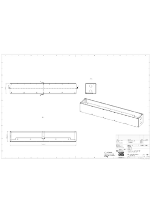 Kép Prisma XS plinth, 1300x200x210 mm WxHxD, IP43