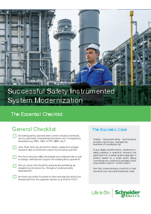 Image of Successful Safety Instrumented System Modernization