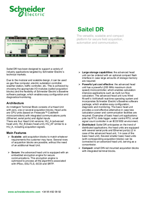 Image of Saitel DR - Brochure