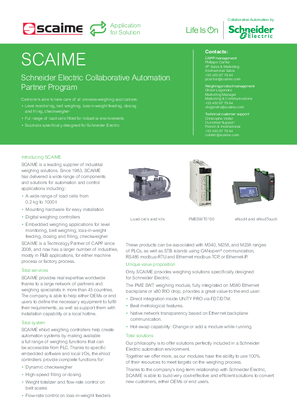 Image of CAPP - Scaime Brochure