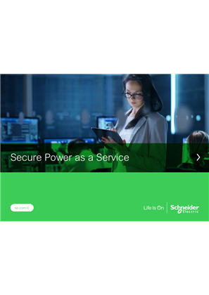 Immagine di Secure Power as a Service